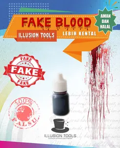 Alat Sulap Fake Blood atau Darah Palsu untuk Atraksi dan Make Up Artis - Games magic worm Permainan