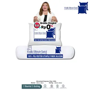 Paket 2 Bantal Tidur Hotel Kapas Silicon Premium Nyaman dan lembut Khalila Bantal Ultimate