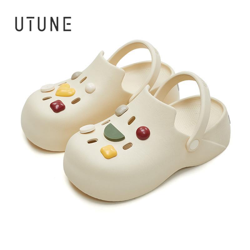 UTUNE Dép Lê Unisex, Đế Dày Êm Ái, Thoáng Khí, Chống Trượt, Nhẹ, Thời Trang