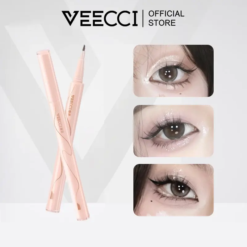 VEECCI Eyeliner Waterproof Smudge-proof Lasting 8H Easy To Color Eye Cosmetic Makeup