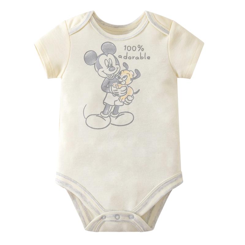 Áo Jumpsuit Quần Áo Liền Quần Cho Em Bé ngắn Tay Áo, Cho Bé Trai Và Bé Gái, Áo Liền Quần, Quần Áo Cotton Cho Trẻ Sơ Sinh, 1 Chiếc 5