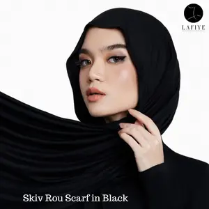 Skiv Rou Scarf by Lafiye - Tencel Pasmina Anti Bacterial [Ready Stock and Original] Pashmina Jilbab Syal Kerudung kaos mleyot