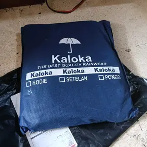 JAS HUJAN HOODIE KALOKA | Anti Air 100% | Stylish, Adem, Premium PVC Rainwear