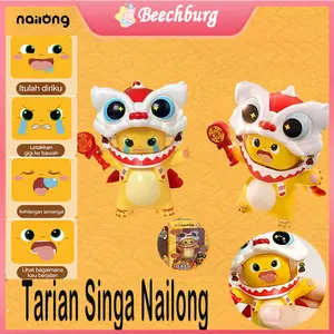 【NEW】Nailong Tarian Singa Perubahan Wajah Kotak Hadiah Indah Baru Yang Ditingkatkan Dengan Lanyard