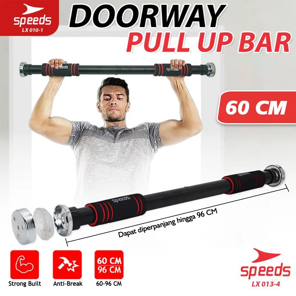 Speeds Doorway Pull Up Bar Alat Pull Up Scapula Multifungsi Outdoor dan Indoor Indonesia 013-4