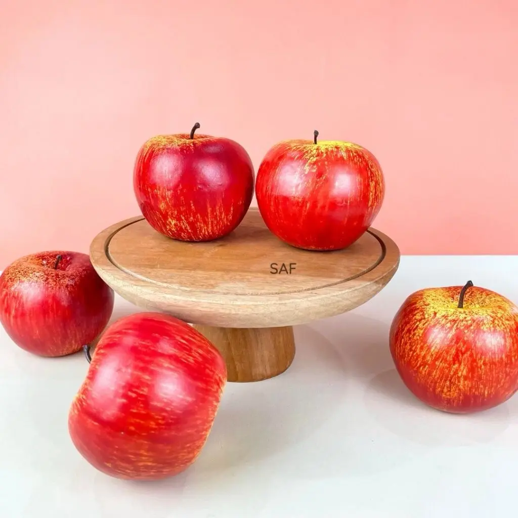 Apel Fuji Fake Palsu - Buah Artificial Imitasi Properti Foto Produk