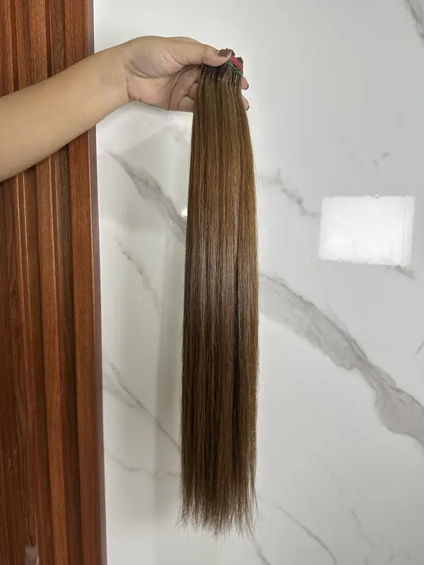 EXTENSION BROWN 50 CM SMOOTHING 20  - 100 HELAI, PREMIUM 2