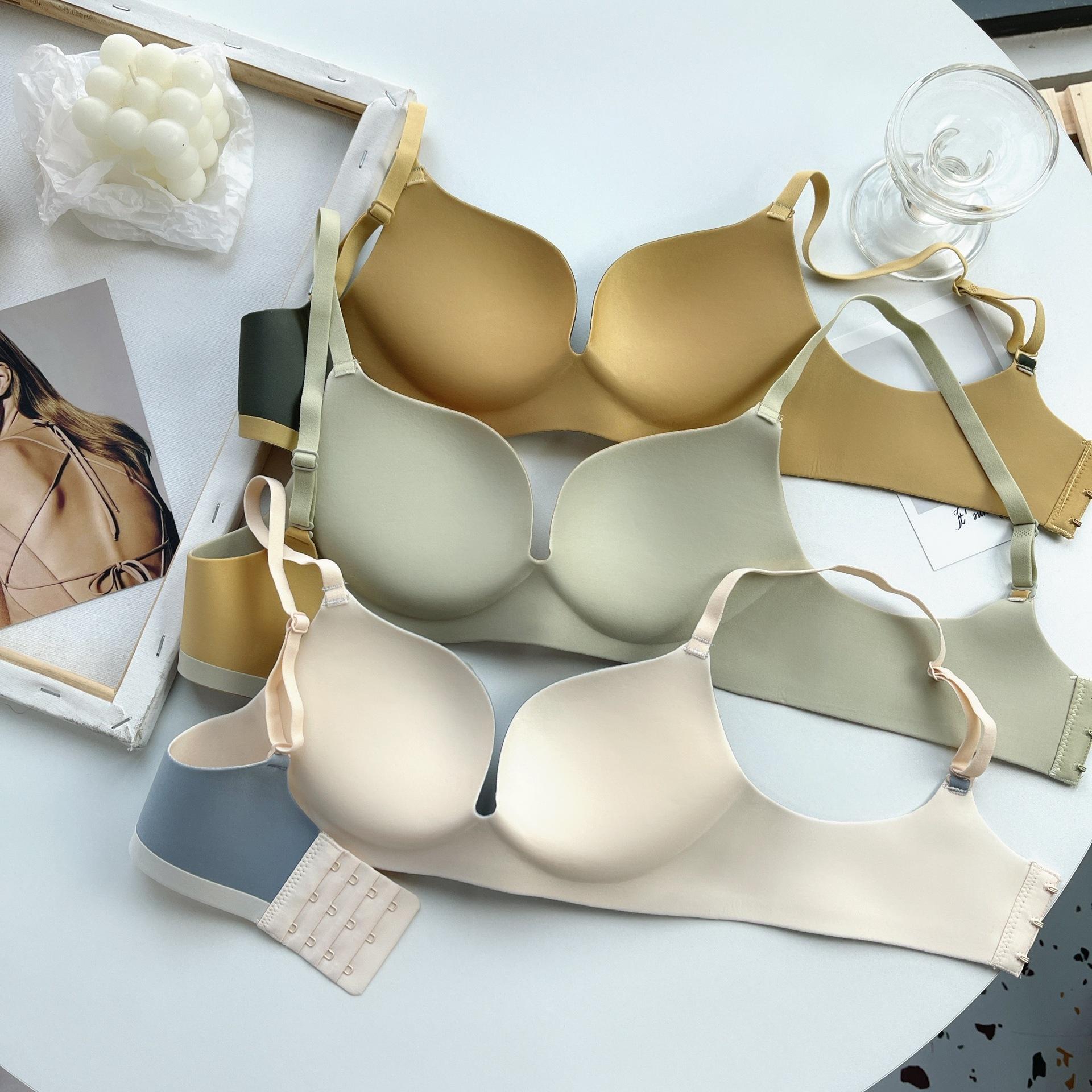 Bra Polos Tanpa Kawat Busa Tebal Lembut Push Up BH Wanita Ukuran Dewasa Nyaman