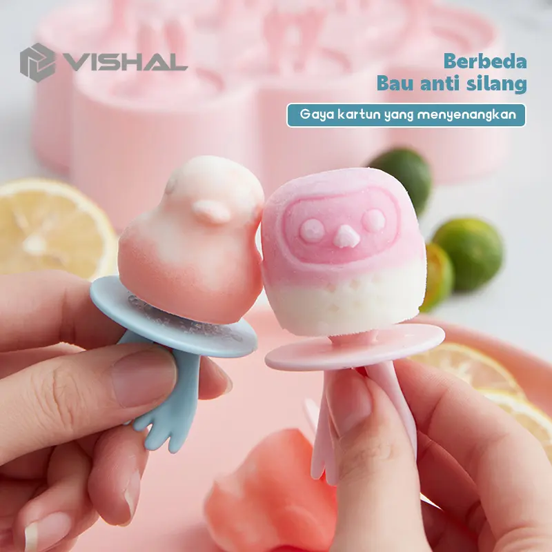 VISHAL DIY Es Batu Bulat Bola Ice Ball Maker CETAKAN ICE CREAM SILICONE PUDDING JELLY VS-37 4