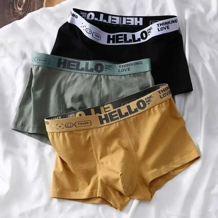PAKET 12PCS Cd Celana Dalam Pria Boxer Dewasa Trendy Haode 3105 Super Soft 2
