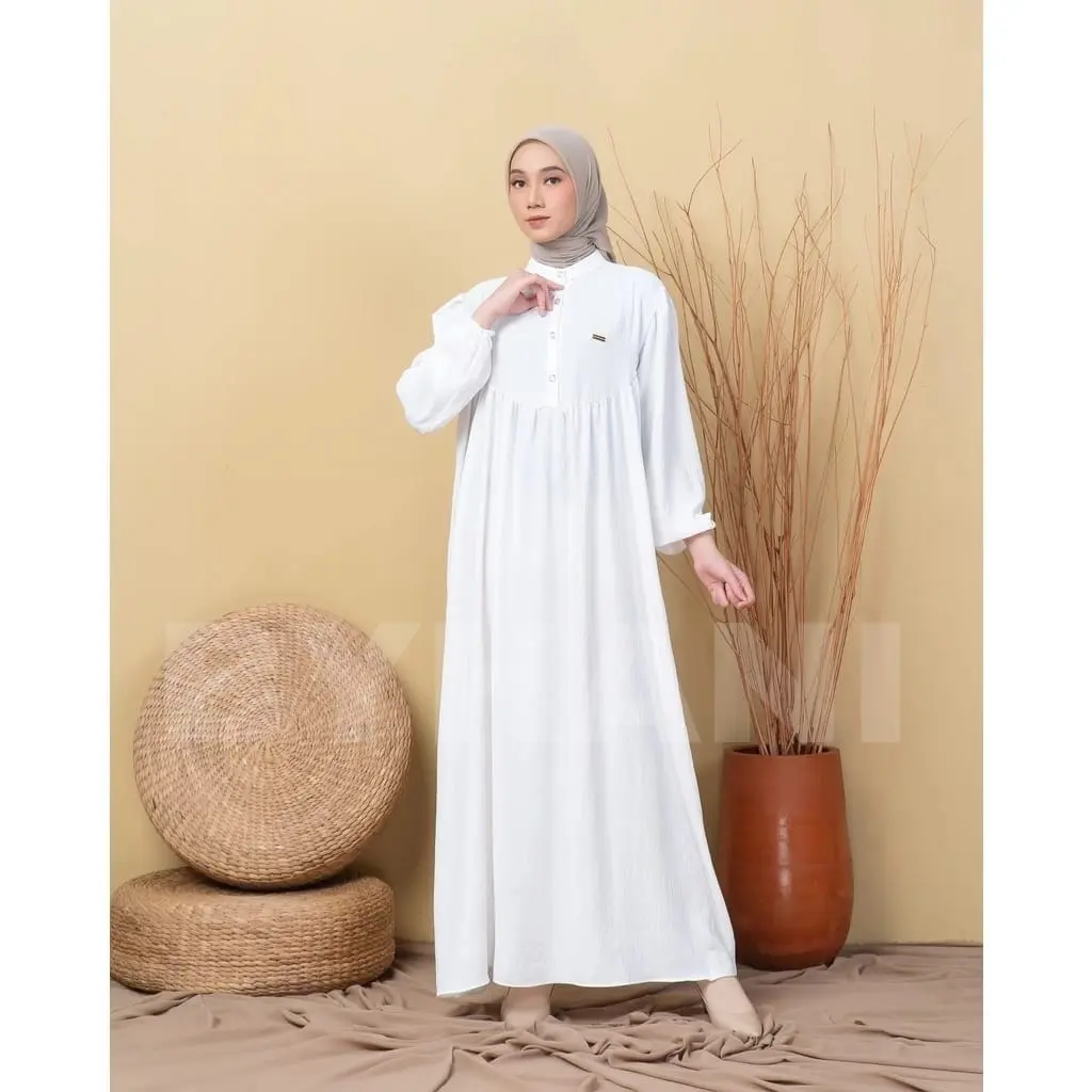 GAMIS AMARA 2024 TERBARU BAHAN CRINKLE AIRFLOW LD 125 PANJANG 135