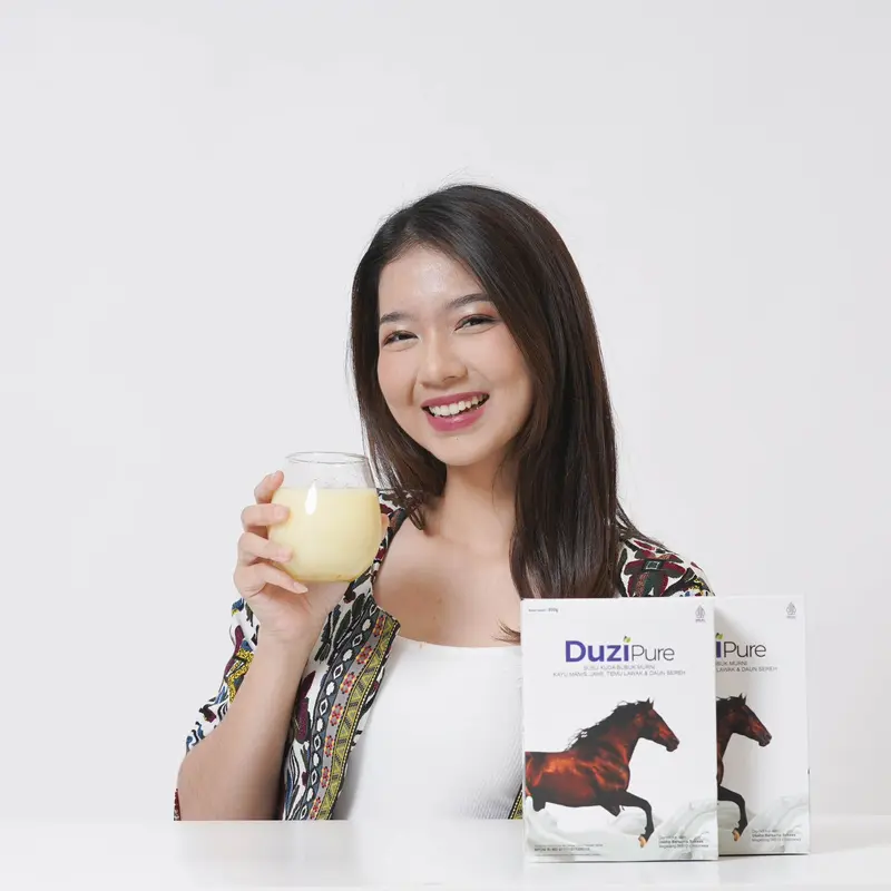 Duzi Pure Susu Kuda Bubuk dengan Herbal - Paket 5 Box 2