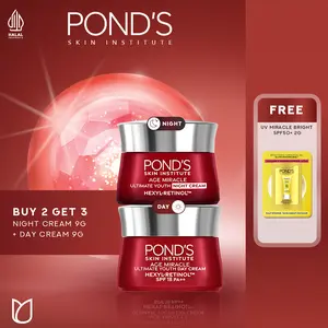 [B2G3] Night Cream 9g + Day Cream 9g FREE UV Miracle Bright SPF50+ 2G