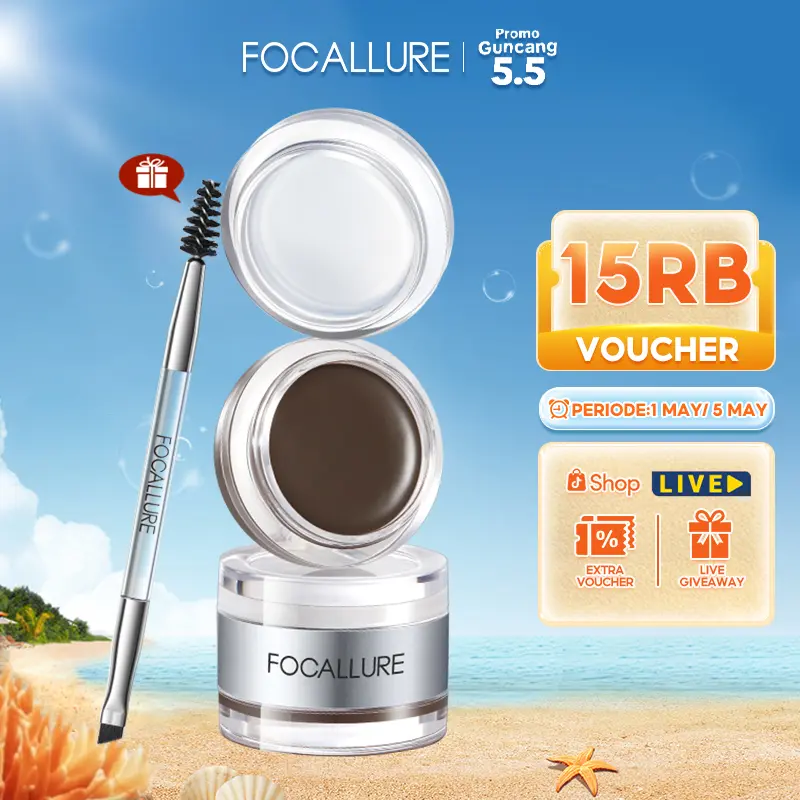 [Official] FOCALLURE Pro-shape Duo 2-in-1 Eyebrow Cream & Gel 3D