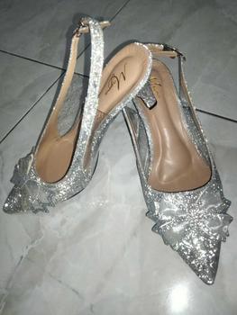 Product Review of Mayra - Alissa sepatu Pesta wanita big size 5cm pita kupu kupu sandal Shoes Sendal from a**_ 0