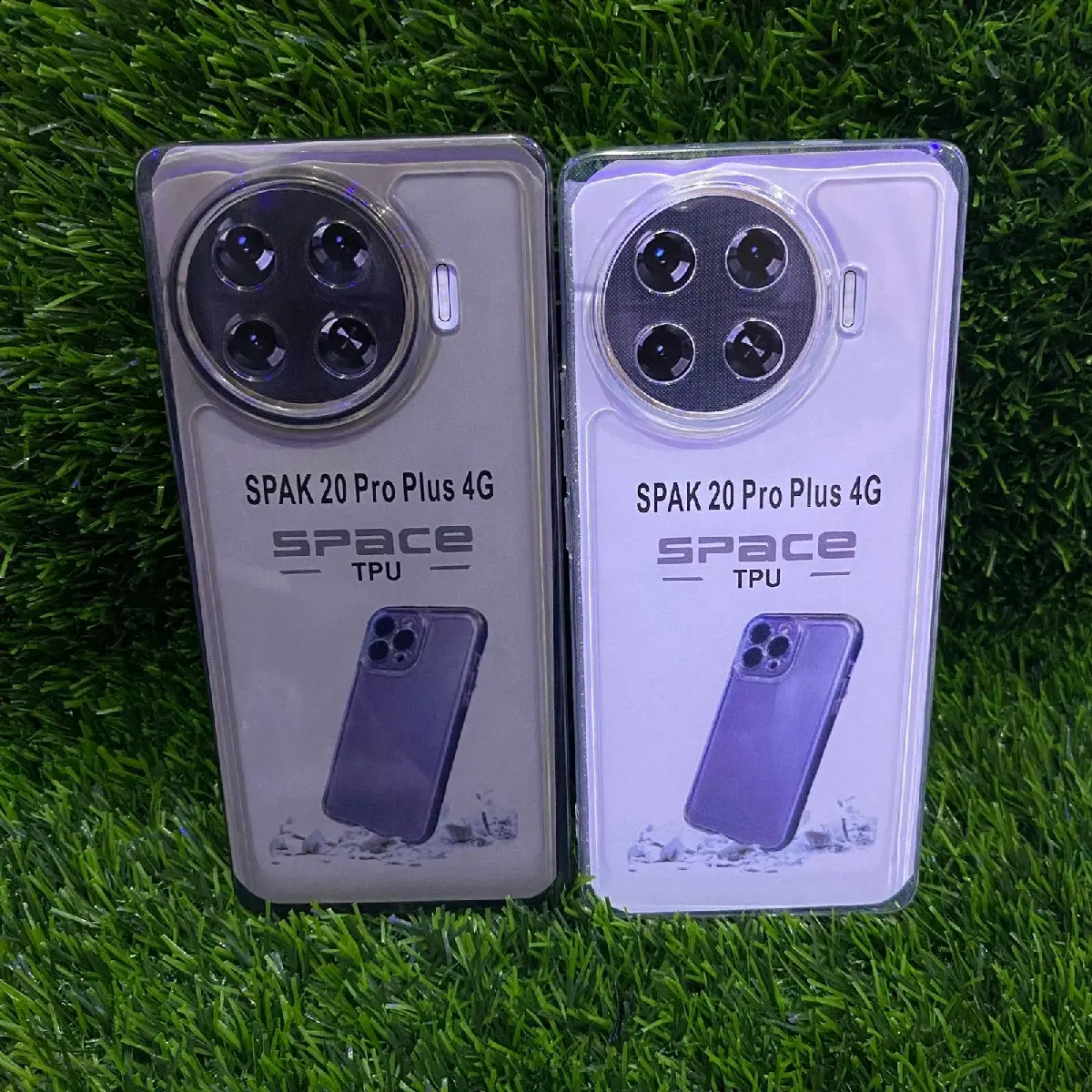 SILICON Case Casing Clear Space SPARK 20 PRO PLUS 4G CASE Bening + Pelindung Camera Cover Softcase Silikon