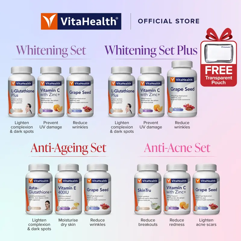 vitahealth glutathione plus VH L-Glutathione Plus Softgels (30's x 2) – AM PM Pharmacy eStore