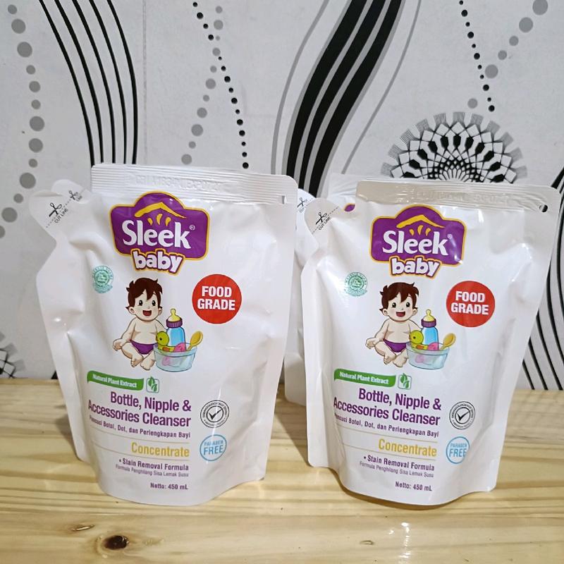 sleek baby bottle nipple accessories cleanser 450 ml 2