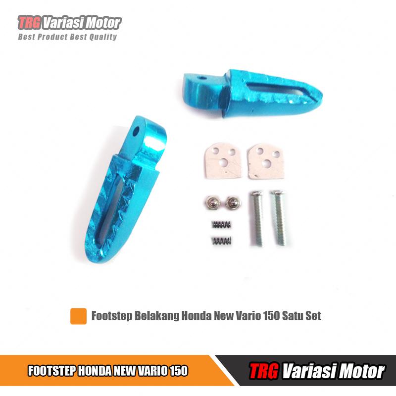 Footstep Vario 125 150 CNC Satu Set 4 Varian Warna Free Baut Motor 3