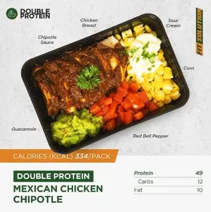 DOUBLE PROTEIN Mexican Chicken Chipotle (50Gr Protein) Healthy Diet