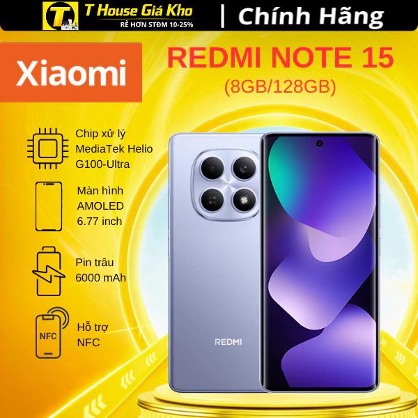 Điện thoại Xiaomi Redmi Note 15 Fullbox Mới Nguyên Seal BH Hãng 18 Tháng