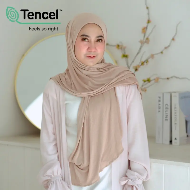 [Live] EcoLuxe Soft Rayon TENCEL | Segitiga Oval Instan Premium 2