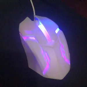 Mouse X1 Gaming Rainbow kabel usb LED lampu laptop Nuos RGB