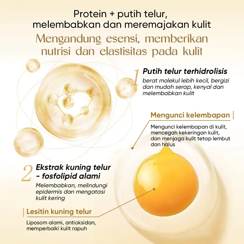 EGG-V [BPOM] Masker Cangkang Telur Masker Wajah -100g-Menghidrasi dan Melembabkan | Melindungi Skin Bariier | Memperbaiki Kuit Kemerahan 2