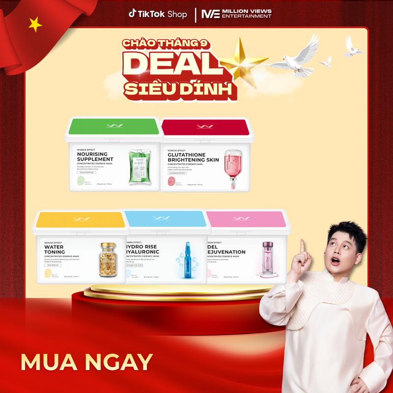 Hộp 30 Mặt Nạ WonJin Effect Mask 350g/380g