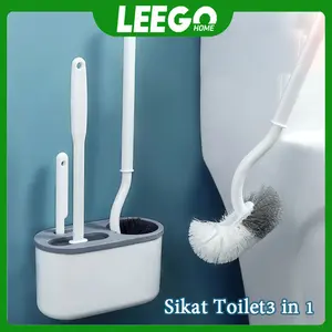 Sikat WC Toilet (3 in 1)  Toilet Brush Sikat Pembersih Kamar Mandi Kuas Membersihkan Toilet