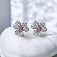 Gambar Diamond Flower Pink earring 18k-Diamond Jewelry dari Diamond Jewelry Kota Administrasi Jakarta Utara 2 Tokopedia