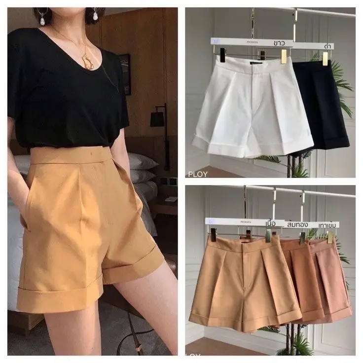 #88 Hotpans Celana Pendek Wanita Korean Styell Shorts Bahan Jatuh 7