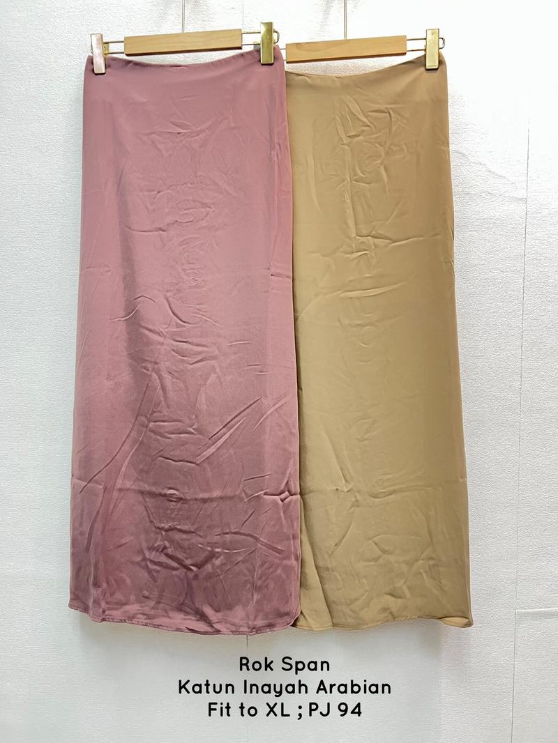 Product Introduction of Rok Span Wanita Bahan Inayah Arabian 7
