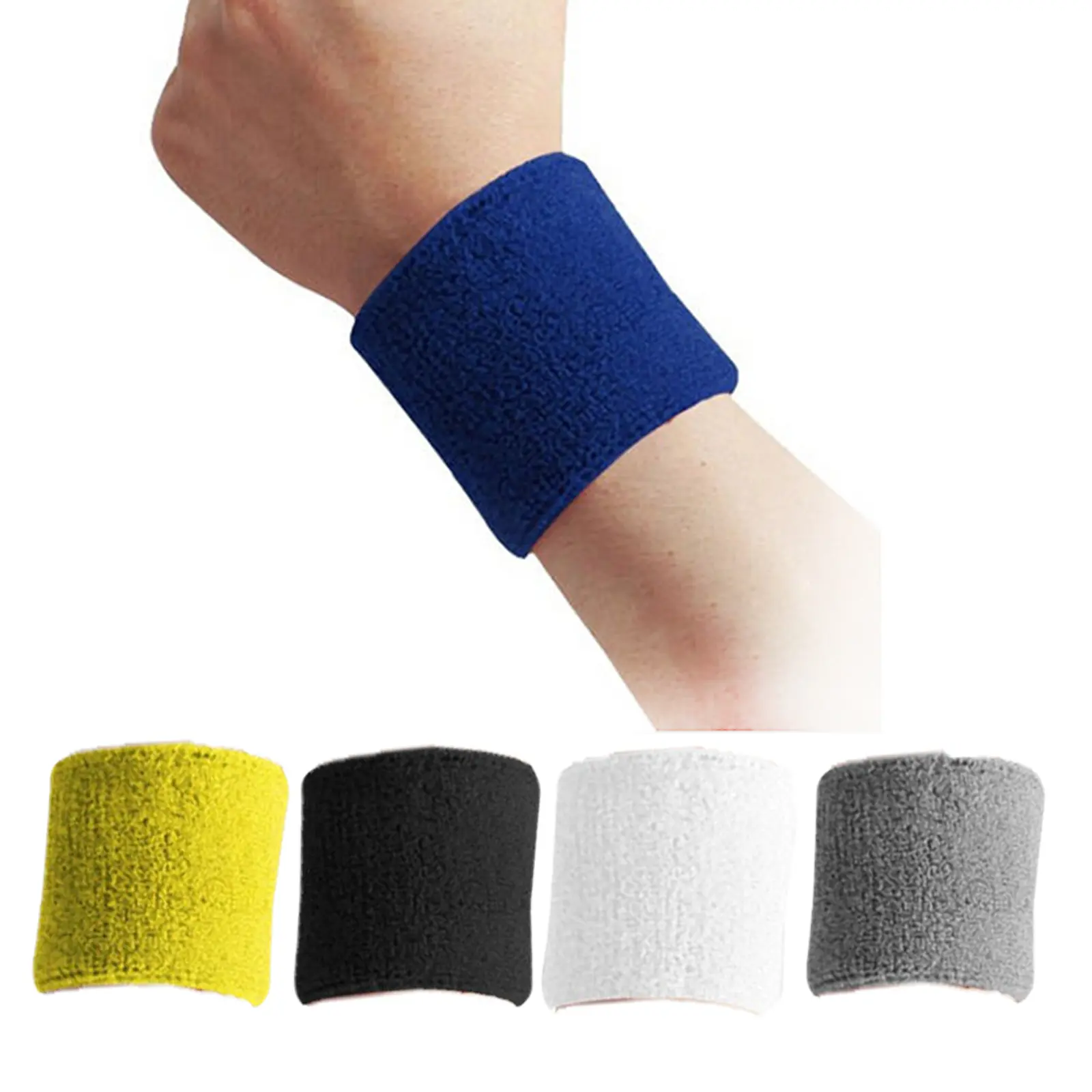 Khăn Băng Đô Thể Thao, 1 Chiếc, Băng Đô Tennis, Bảo Vệ Cổ Tay, Thích Hợp Cho Bóng Rổ, Bóng Chuyền, Thể Dục, Băng Thấm Mồ Hôi, Quấn Cổ Tay