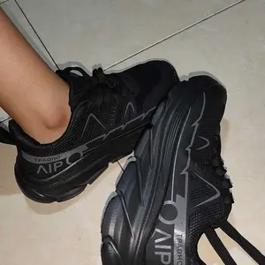 FED Pulse Run Sepatu Sneakers Pria Olahraga Running PULSE RUN Ringan Sporty Hitam Stylish untuk Lari Outdoor