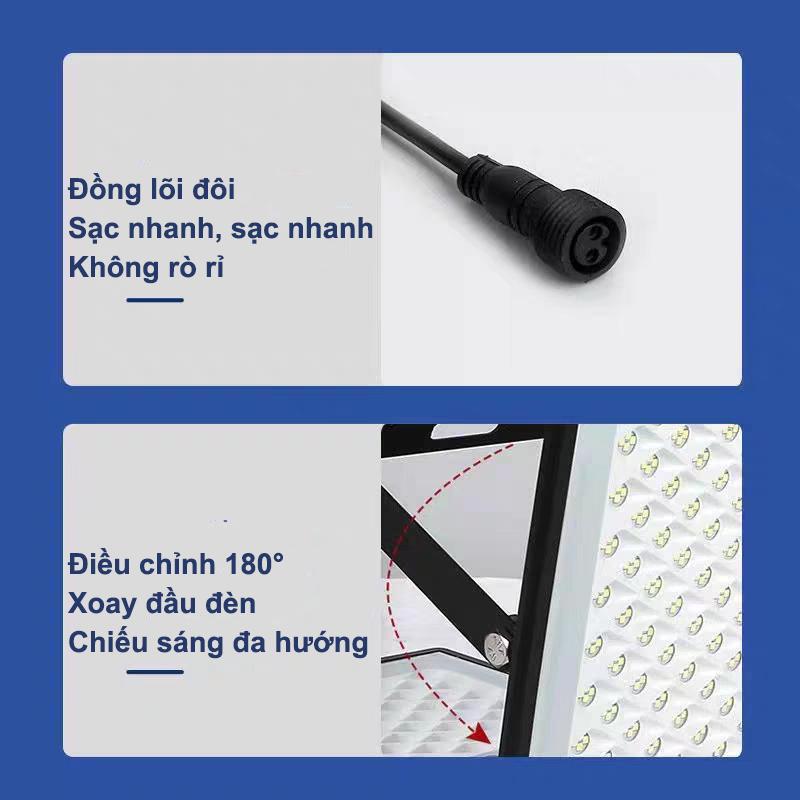 Đèn Năng Lượng Mặt Trời Mắt Ngọc Solar Light 3000W Đèn có thấu kính, chống loá mắt. Điều khiển từ xa - Cảm biến ngày/đêm. Tự đông bật tắt. Không sử dụng điện, Có đèn báo % pin. An toàn, Tiết kiệm đènnang  luong 6