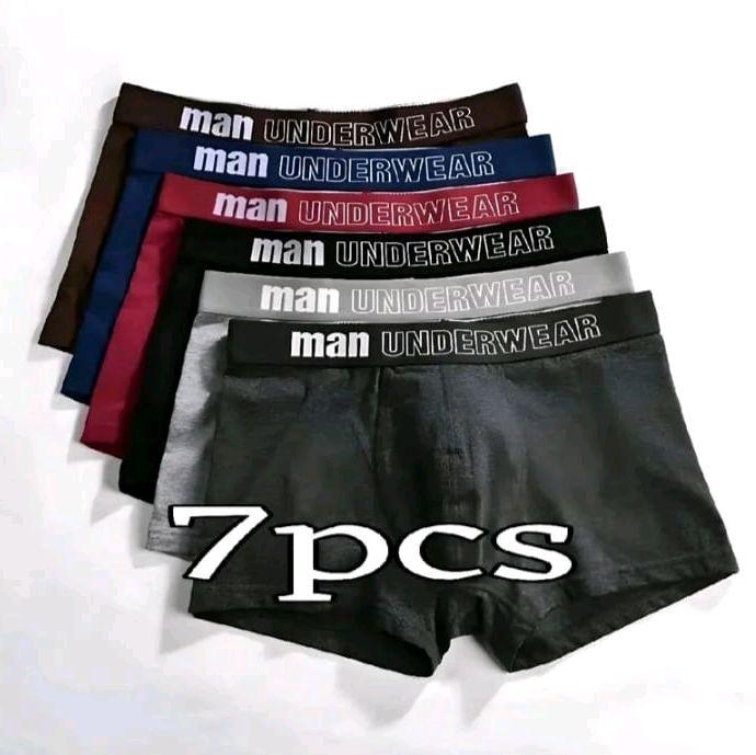 7pcs boxer pria premium- kualitas tinggi desain elegant. Harga bersahabat! 0