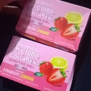 C+Collagen - Minuman Collagen Tripeptide 500mg + Vit C 1000mg untuk Kesehatan Kulit dan Imunitas