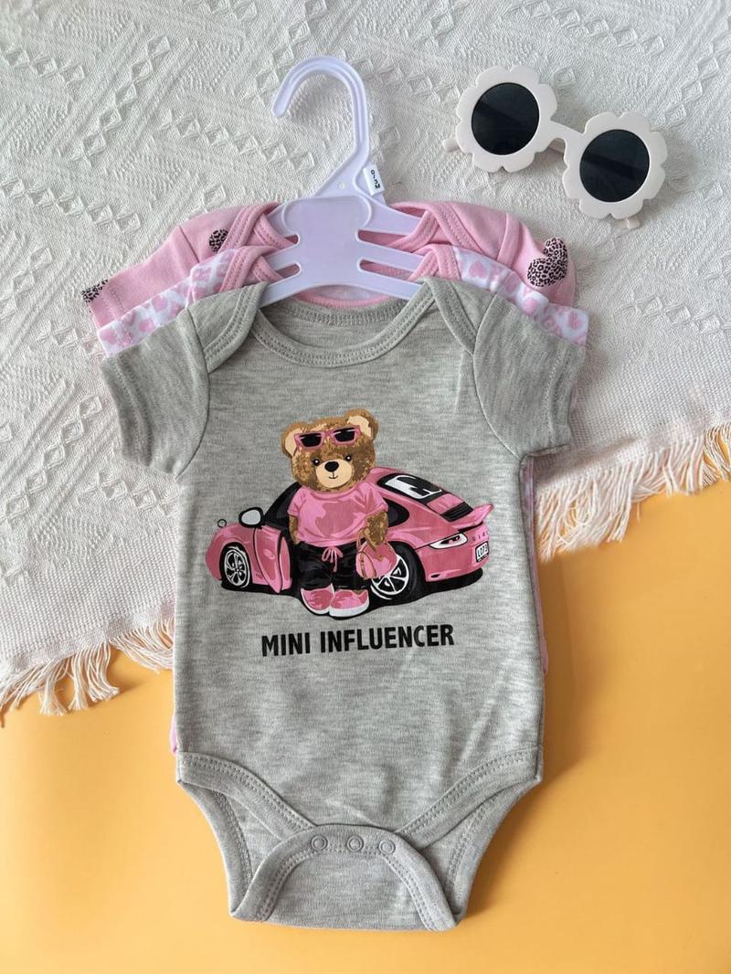 Product Introduction of Bodysuit Lengan Pendek Isi 3 Baby Boy dan Girl Bahan Katun Untuk Anak Laki Laki dan Perempuan Usia Newborn Sampai 9 Bulan 20