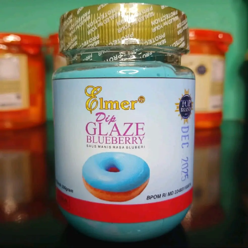 ELMER DIP GLAZE BLUEBERRY REPACK 200 GRAM