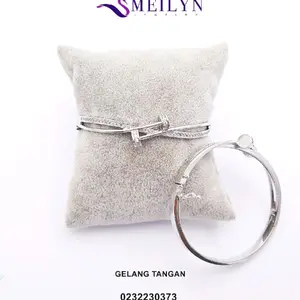 Gelang tangan Bangle Baris MTF paku Meilyn jewelry