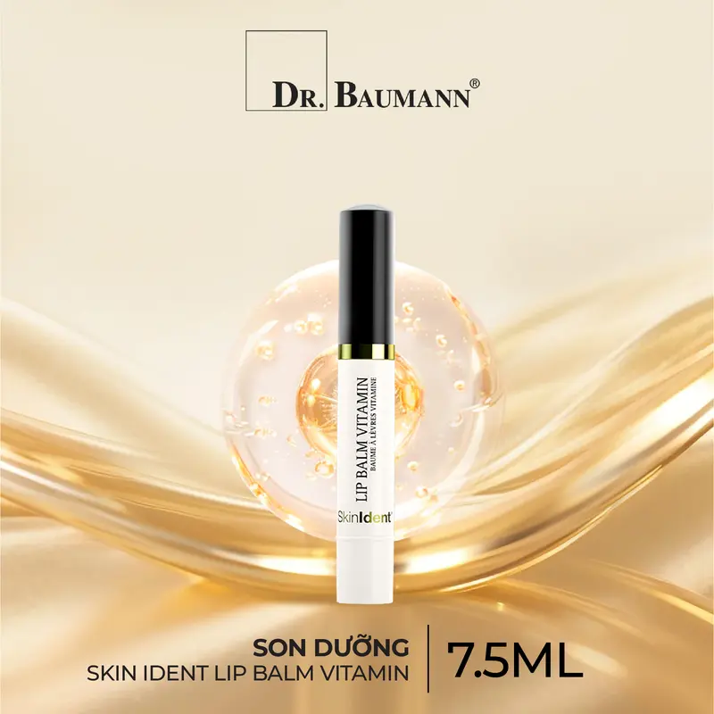 Dưỡng hồng môi Skinident Lip Balm từ Đức, Thụy Sỹ thương hiệu Dr.Baumann 4