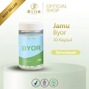 BYOR 30 Kapsul Suplemen Herbal Ekstrak Temulawak