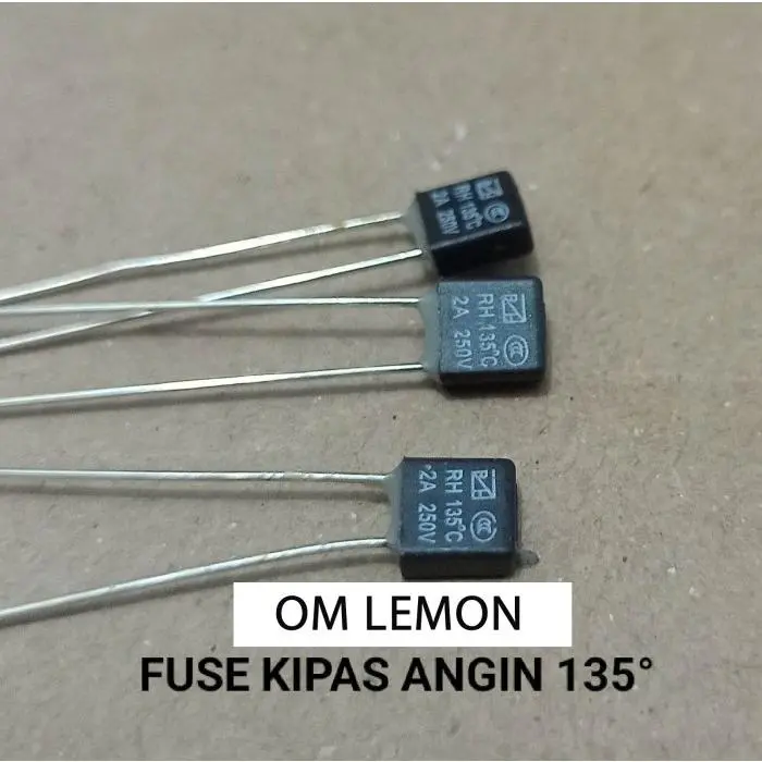 FUSE SEKRING KIPAS ANGIN 2A 250V ( 135 DERAJAT CELCIUS )