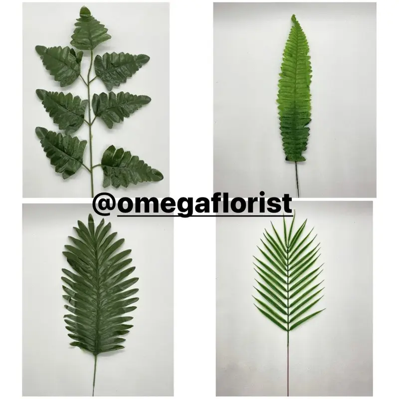 Daun X1 / Untuk merangkai / Daun Artificial / Daun Dekorasi / Daun Plastik 0