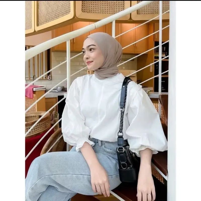 Moni Bluse Katun Poplin_Blouse atasan terbaru 1