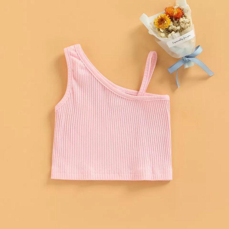 ATASAN ANAK PEREMPUAN SLEEVELESS STRAP TANK TOPS USIA 1-8th 5