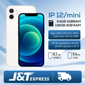 [Secondhand] IPHONE 12 & 12mini RAM 256GB 128GB 64GB BEKAS ORIGINAL100%MULUS NORMAL FULLSET Kondisi Perfect Apple iPhone 12 / 12Mini  Smartphone