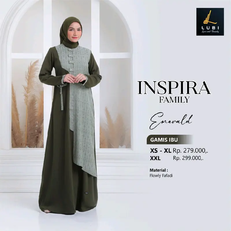 SARIMBIT TERBARU 2024 EKSPRESI INSPIRA LUBI FAMILY BLACK MAUVE BAHAN KATUN BINOVA ORI 2