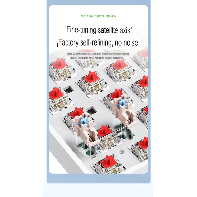 Bàn phím cơ Leaven K68 Không dây bluetooth - Led RGB - Có hot-swap - Keycap Xuyên LED - Có APP tùy chỉnh | BigBuy360 - bigbuy360.vn Bàn phím cơ Leaven K68 Không dây bluetooth - Led RGB - Có hot-swap - Keycap Xuyên LED - Có APP tùy chỉnh | BigBuy360 - bigbuy360.vn